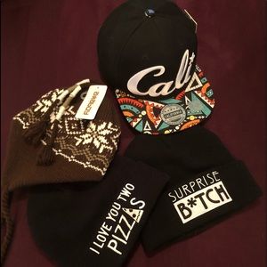 NWT Bundle of 4 awesome hats!